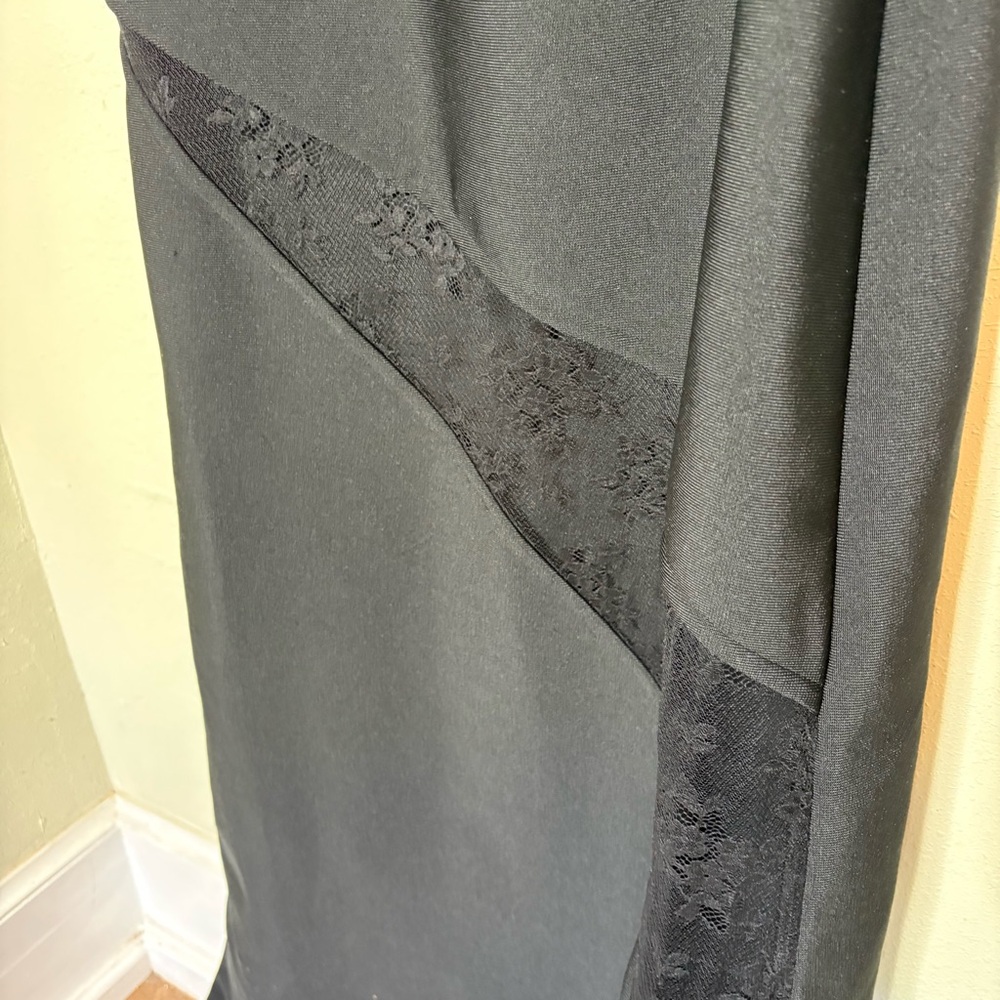 Fashion Nova Black Lace-Panel Maxi Dress Medium - Picture 4 of 9